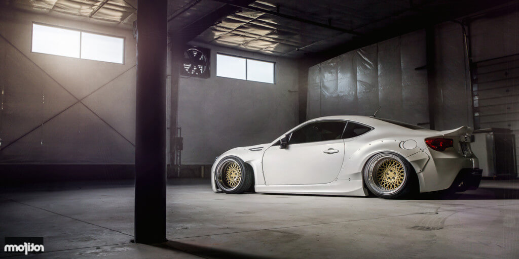 Subaru BRZ white Rotiform LHR - Extreme Wheels