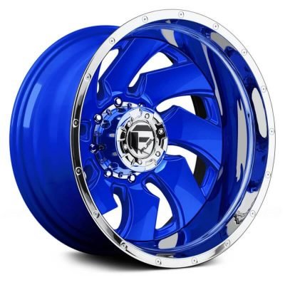 Fuel Dually  Cleaver D239 Rear  Custom Solid Color with Chrome Lip  22x8.25  (-150)  8x165.1