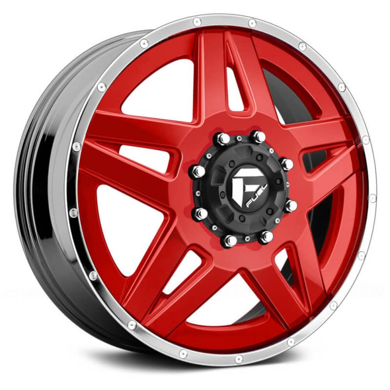 Fuel Dually Full Blown D254 Front Custom Solid Color with Chrome Lip