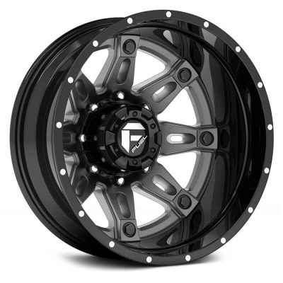 Fuel Dually  Hostage II D232 Rear  Anthracite with Black Lip  24x8.25  (-236)  8x200