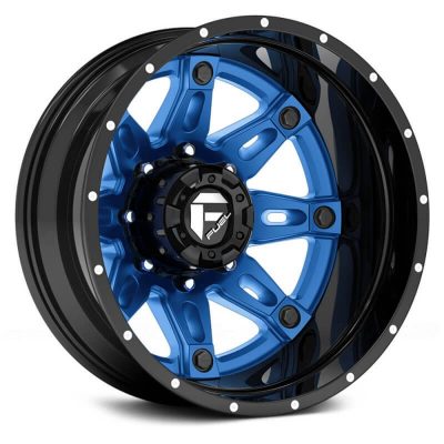 Fuel Dually  Hostage II D232 Rear  Custom Solid Color with Black Lip  22x8.25  (-150)  8x165.1