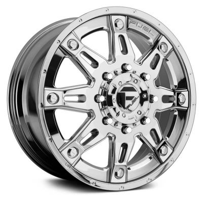 Fuel Dually  Hostage II D233 Front  Chrome  22x8.25  (+127)  8x165.1