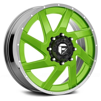 Fuel Dually  Renegade D265 Front  Custom Solid Color with Chrome Lip  22x8.25  (+127)  8x165.1