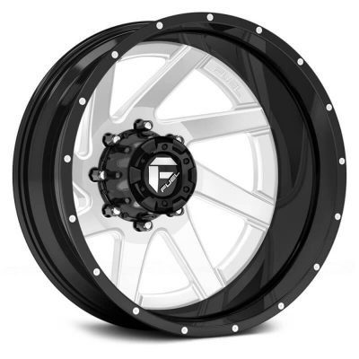 Fuel Dually  Renegade D265 Rear  Custom Solid Color with Black Lip  22x8.25  (-150)  8x165.1