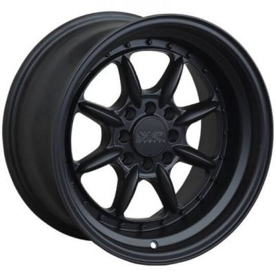 XXR  002.5  Flat Black  16x8  (+20)  4x100/4x114.3