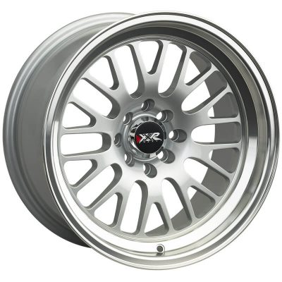 XXR  531  Hyper Silver with Machined Lip  17x8  (+35)  5x100/5x114.3