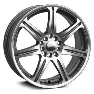 XXR  533  Machined  14x6  (+35)  4x100/4x114.3