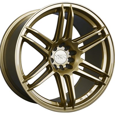 XXR  558  Gold  18x8.75  (+19)  5x100/5x114.3
