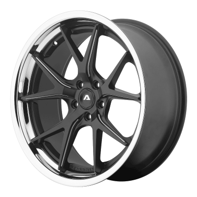 Adventus  AVS-3  Matte Black Milled with SS Lip  22x10.5  (+38)  5x120