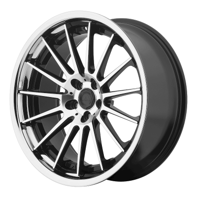 Adventus AVS-5 Gloss Black Machined with SS Lip 20x10 (+0) BLANK