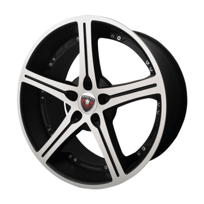 Merceli  M41  Machined Face Matte Black  20x8.5  (+35)  5x120