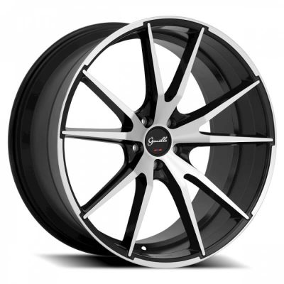 Gianelle  Davalu  Black with Machined Face  20x8.5  (+35)  5x114.3