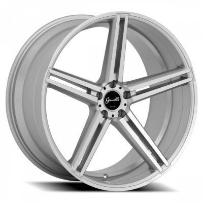 Gianelle  Lucca  Silver with Machined Face  20x8.5  (+35)  5x112