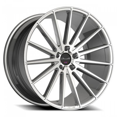 Gianelle  Verdi  Gloss Silver with Machined Face  22x10.5  (+40)  5x127