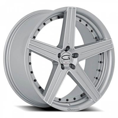 Giovanna  Dublin-5  Silver with Machined Face  22x9  (+30)  5x120