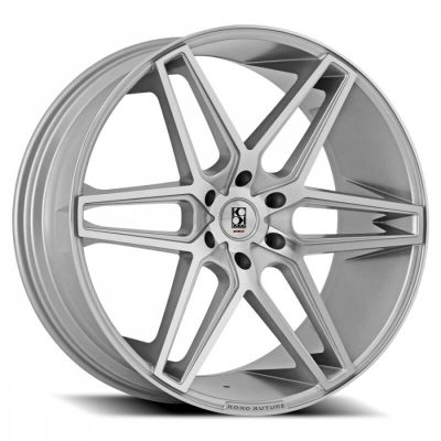 Koko Kuture  Dacono  Silver with Machined Face  24x10  (+20)  5x127
