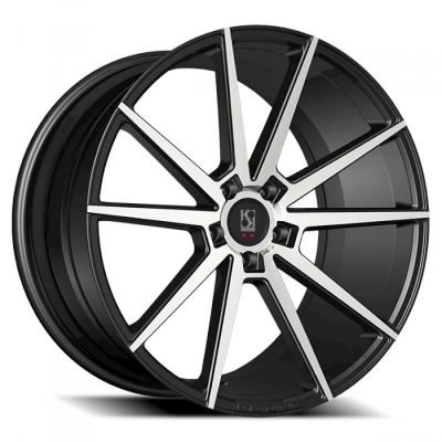 Koko Kuture  Le Mans  Gloss Black with Machined Face  20x10.5  (+45)  5x112