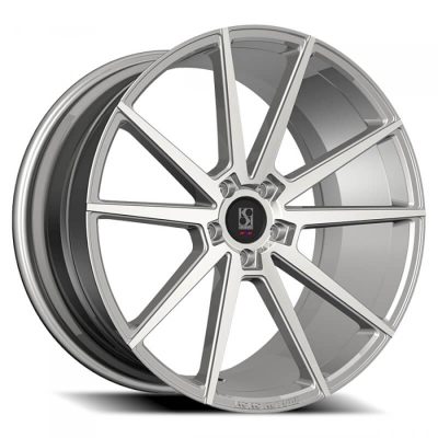 Koko Kuture  Le Mans  Gloss Silver with Machined Face  22x10.5  (+40)  5x127