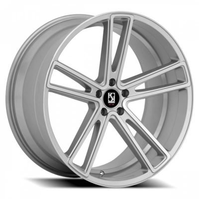 Koko Kuture  Massa-5  Silver with Machined Face  20x10  (+20)  BLANK
