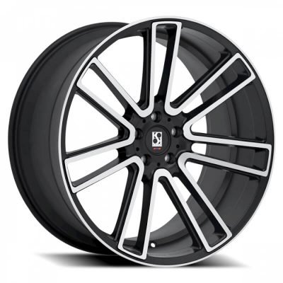 Koko Kuture  Massa-7  Black with Machined Face  24x10  (+30)  6x139.7