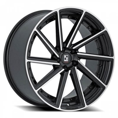 Koko Kuture  Surrey  Black with Machined Face  22x10.5  (+30)  5x127