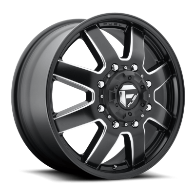 Fuel Dually  Maverick D538 Front  Black and Milled  20x8.25  (+122)  8x165.1