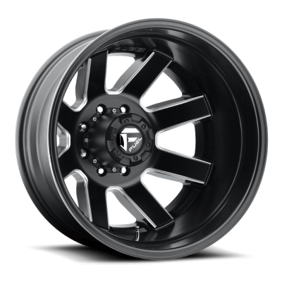 Fuel Dually  Maverick D538 Rear  Black and Milled  20x8.25  (-168)  8x200