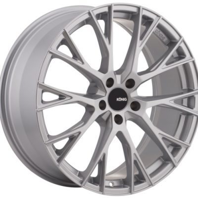 Konig  Interflow  Metallic Silver  17x8  (+45)  5x114.3