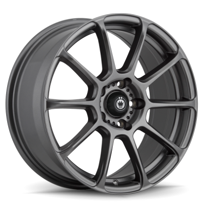 Konig  Runlite  Matte Grey  18x8  (+45)  5x114.3