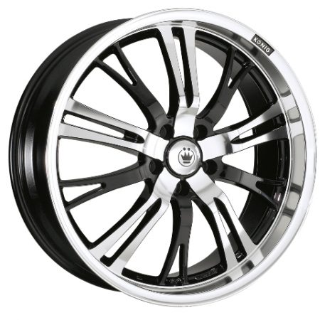 Konig  Unknown  Black  18x7.5  (+45)  4x100/4x114.3