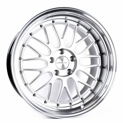 Varrstoen  ES1  Hyper Silver with Machined Lip  19x8.5  (+30)  5x120