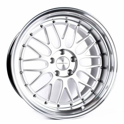 Varrstoen  ES1  Hyper Silver with Machined Lip  19x9.5  (+40)  5x114.3