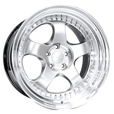 Varrstoen  ES6  Hyper Silver with Machined Lip  17x9  (+30)  5x114.3