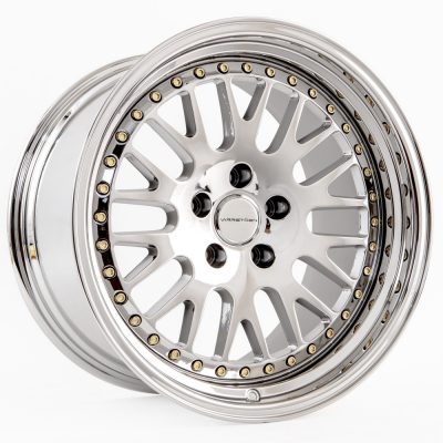Varrstoen  ES7R  Palladium Silver with Gold Rivets  19x9.5  (+12)  5x114.3