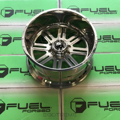 Fuel Forged FF54 Polished 20x10 (-25) 5x127 Wheel Tire Package