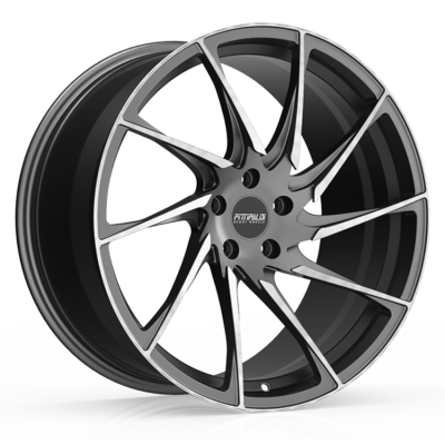 Fittipaldi  FSF05 MG  Gloss Graphite with Machined Face Accents  20x10.5  (+38)  5x112