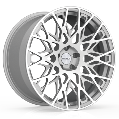 Fittipaldi FSF08 MS Machined Face with Gloss Silver Accents 20x10.5 (+38) 5x112