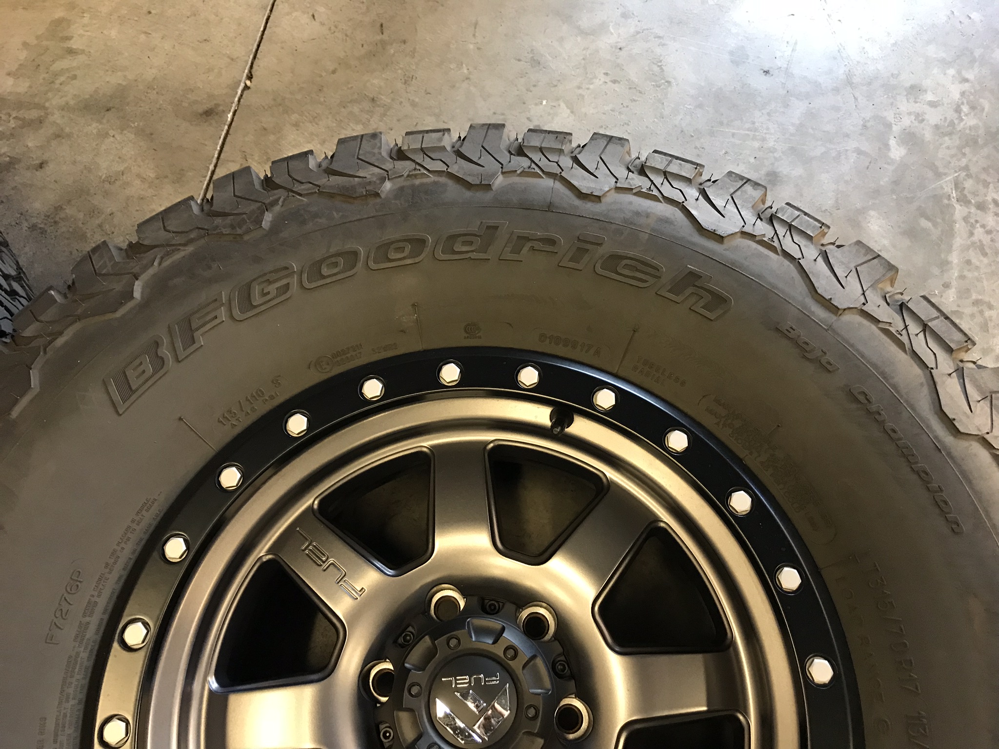 Raptor Fuel Trophy Wheels and BFGoodrich KO2 Tires 8 Extreme Wheels