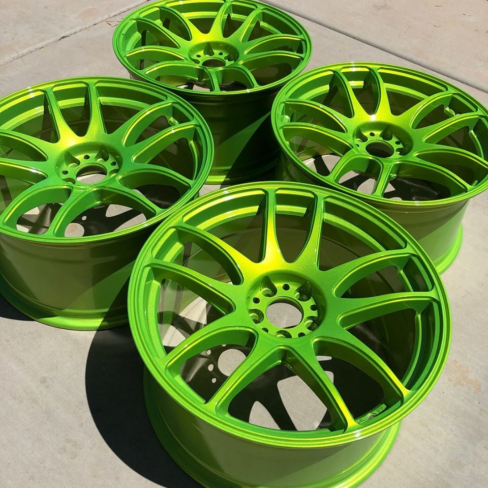 ESR SR08 Shocker Yellow 18x9.5 (+35) 5x100 Wheels and Tires - Extreme ...