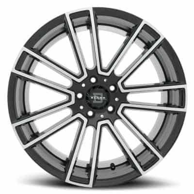 Blade Wheels  BL-401  Black and Machined  22x8.5  (+35)  5x114.3
