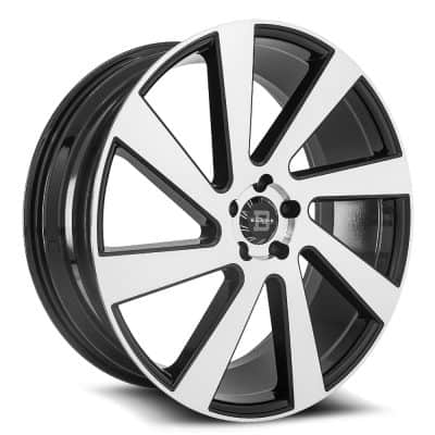 Blade Wheels  BL-406  Black and Machined  24x9.5  (+25)  6x139.7