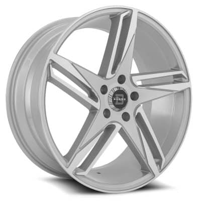 Blade Wheels  BL-407  Silver Machined  22x8.5  (+35)  5x120