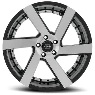 Blade Wheels  BRT-452  Black and Machined  22x9.5  (+25)  6x139.7