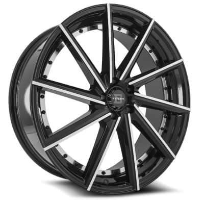 Blade Wheels  BRT-453  Black and Machined  20x8.5  (+35)  5x112
