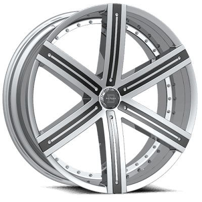 Blade Wheels  BRT-454  Chrome with Black Insert  22x9.5  (+25)  6x139.7