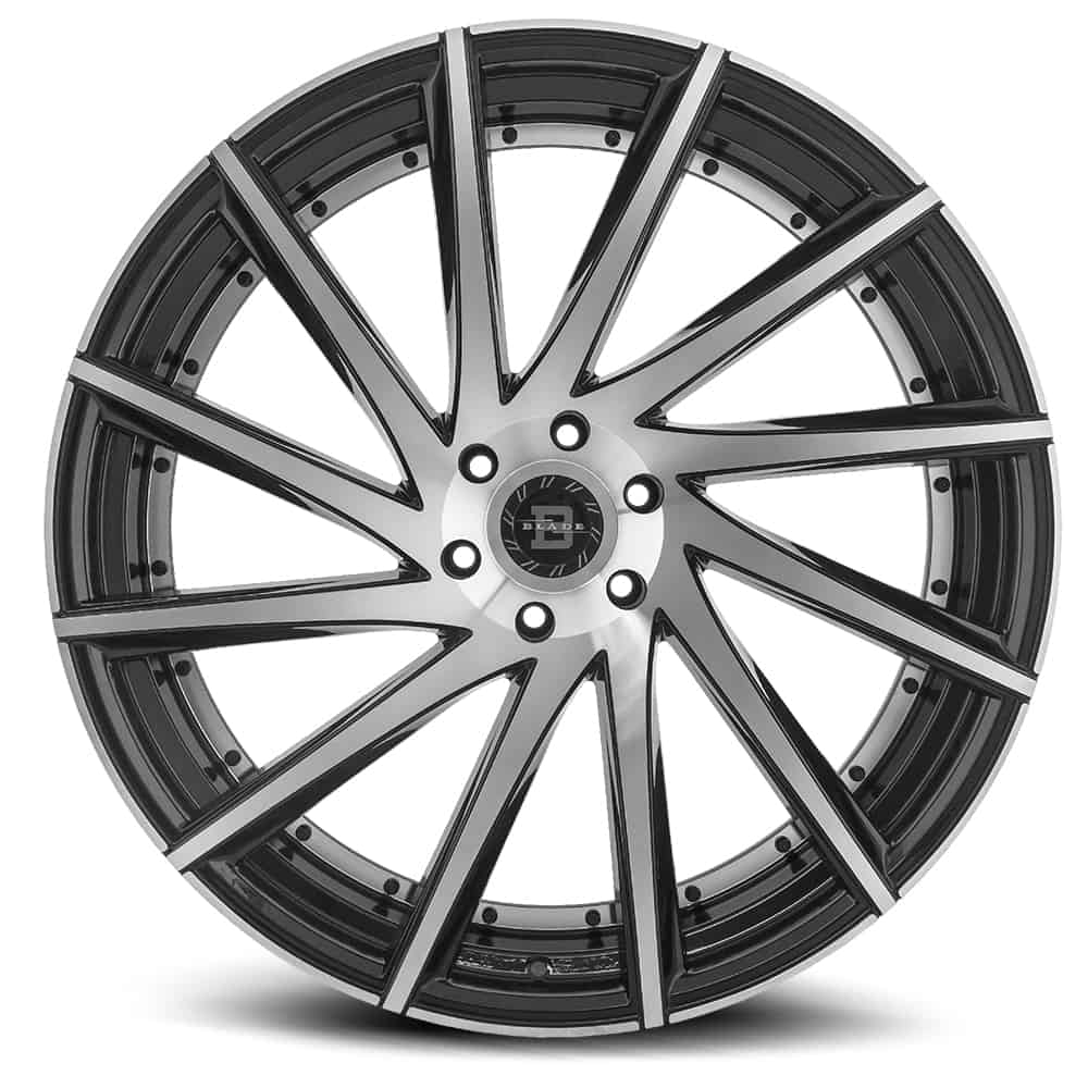 Blade Wheels BRT457 Black and Machined Lowest Prices Extreme Wheels