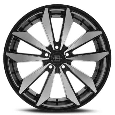 Blade Wheels  BRT-460  Black and Machined  20x8.5  (+35)  5x112