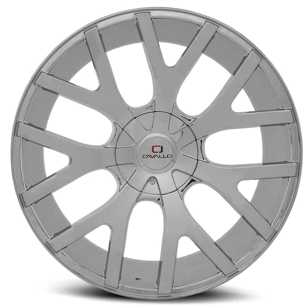 Cavallo CLV-15 Chrome 22x8.5 (+38) 5x112/5x114.3