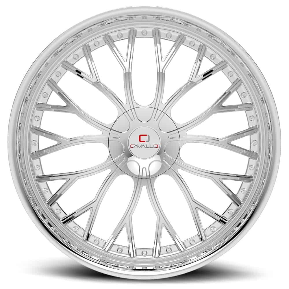 Cavallo Clv-33 Chrome 24x9 (+25) 6x135