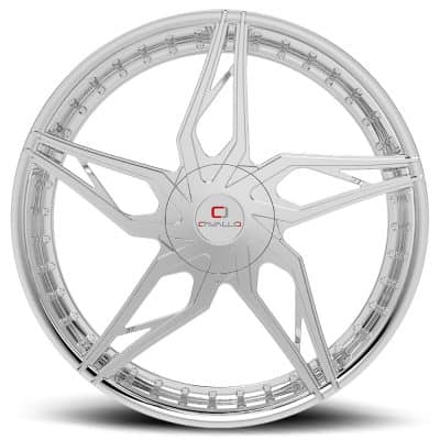 Cavallo  CLV-38  Chrome  22x9.5  (+15)  5x115/5x139.7